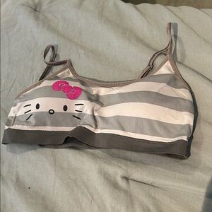 Striped Hello Kitty Bralette